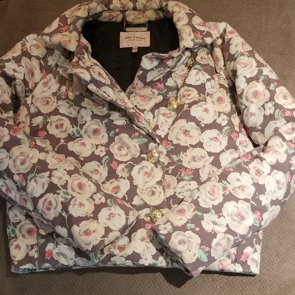 Juicy Couture Floral Puffer